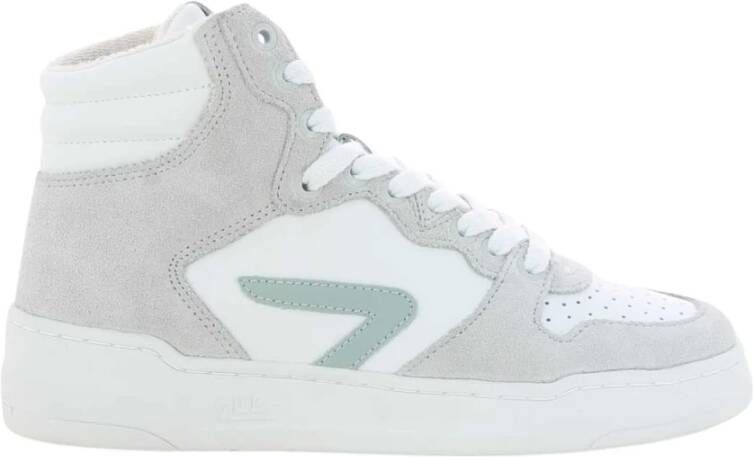 Hub Groene Court High Damesschoenen Multicolor Dames