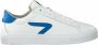 HUB HOOK CS Z-STITCH leren sneakers wit blauw rood - Thumbnail 3