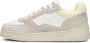 Hub Match Sneakers Leren Sneaker Dames Beige - Thumbnail 1