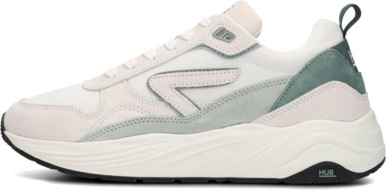 Hub Witte lage sneakers voor heren Multicolor Heren