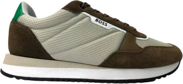 Hugo Boss Beige Open Mand Stijl Brown Heren