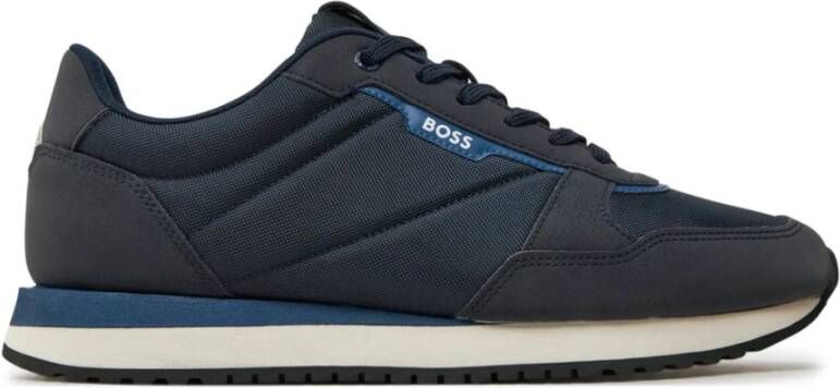 Hugo Boss Blauwe Sneakers Kai Model Blue Heren