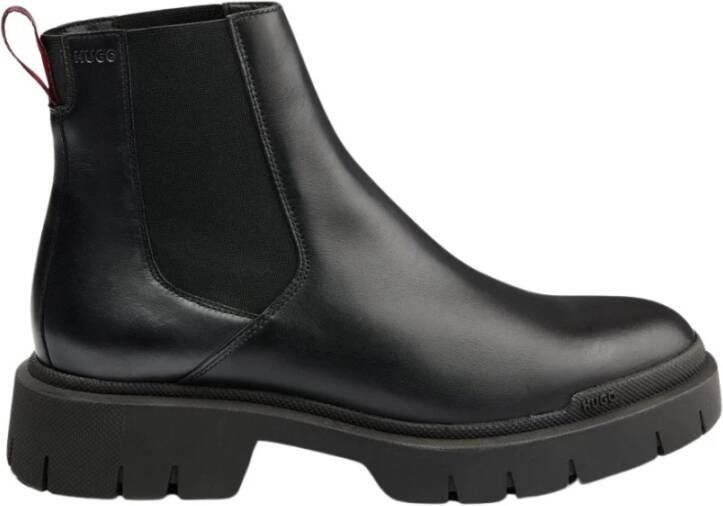 Hugo Boss Denzel chelsea boot van leer