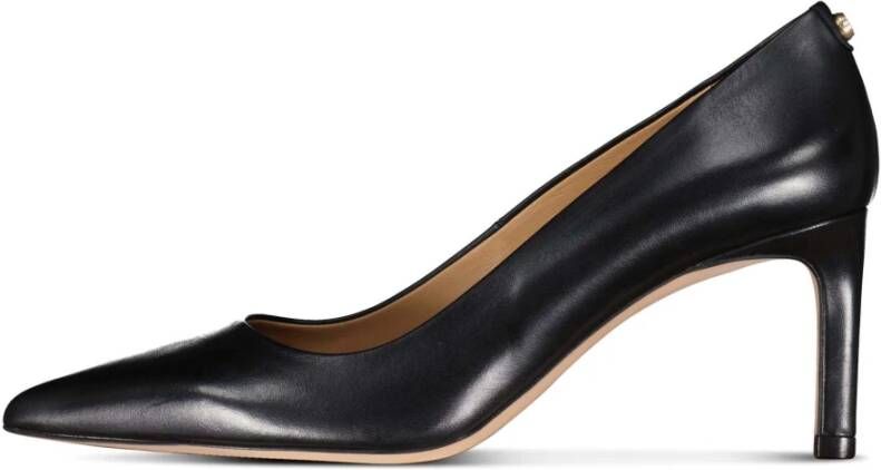 Hugo Boss Elegante leren pumps met puntige neus Black Dames