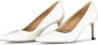 Hugo Boss Elegante leren pumps met puntige neus White Dames - Thumbnail 2