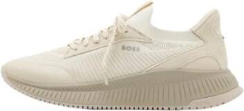 Hugo Boss Heren Sneakers Ttnm_Evo_Slon_Knrsd Beige Heren