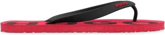 Hugo Boss Flip Flops & Sliders Red Heren