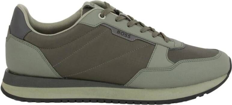 Hugo Boss Groene Sneaker Green Heren