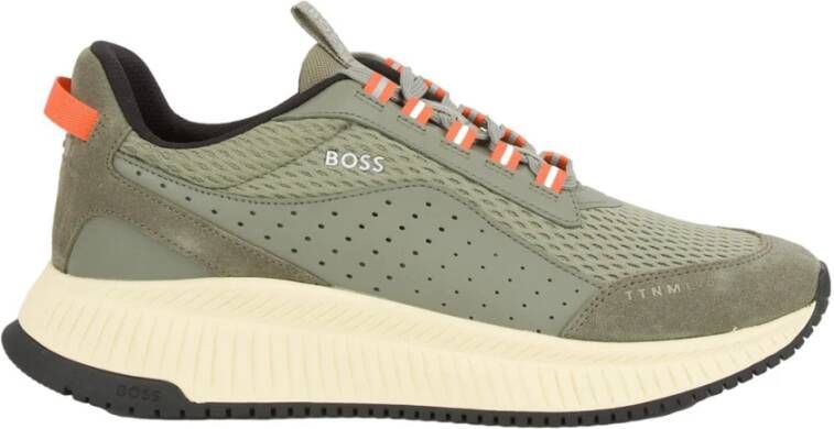 Hugo Boss Groene Sneaker Green Heren