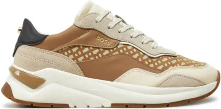 Hugo Boss Hardloopschoenen voor dames Skylar_Runn Beige Dames