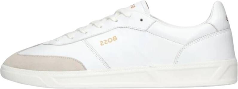 Hugo Boss Heren Lage Sneakers Brandon Tenn White Heren