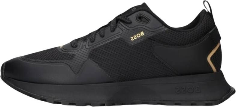 Hugo Boss Heren Lage Sneakers Jonah Runn Black Heren