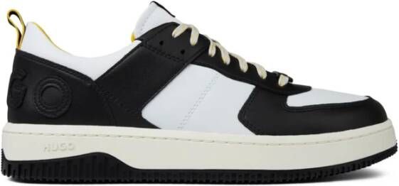 Hugo Boss Houtskool Tennissneakers Logo Rubberen zool Multicolor Heren