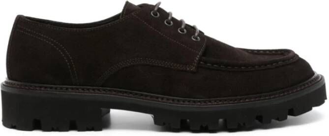 Hugo Boss Klassieke Suede Derby Schoenen Brown Heren