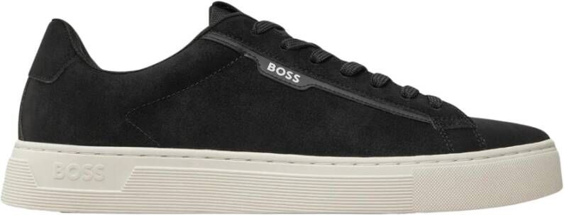 Hugo Boss Lage Rhys sneakers ronde neus Black Heren