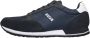 BOSS Lage Sneakers Heren Parkour-l Runn Maat: 42 Materiaal: Leer Kleur: Blauw - Thumbnail 2