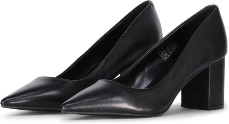 Hugo Boss Leren pumps met puntige neus Black Dames