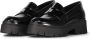 Hugo Boss Logo Detail Loafers met Chunky Zool Black Dames - Thumbnail 1