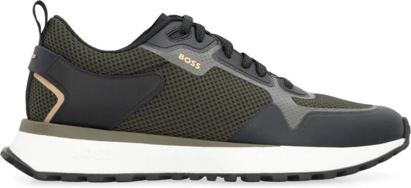 Hugo Boss Mesh lage sneakers met EVA-zool Green Heren