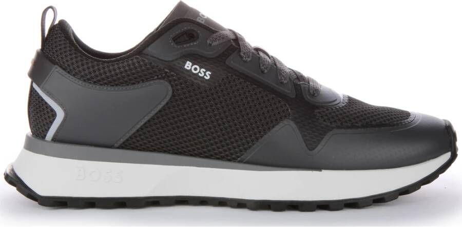 Hugo Boss Mesh Runner in Zwart Grijs Multicolor Heren