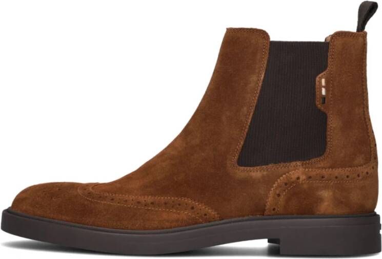 Hugo Boss Moderne Chelsea Boots Calev_cheb Brown Heren