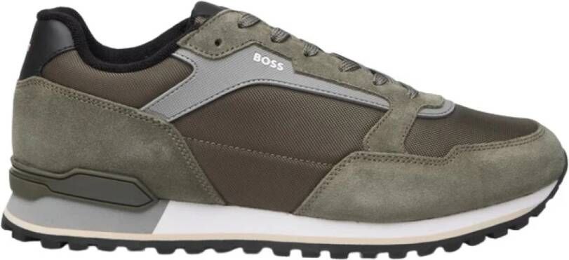 Hugo Boss Moderne Parkour Runn Sneakers Brown Heren