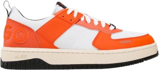 Hugo Boss Kilian Tenn sneaker van imitatieleer met mesh details