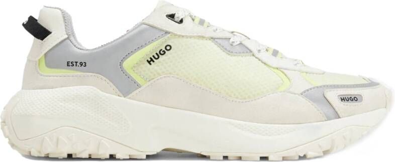 Hugo Boss Stijlvolle heren sneakers voor casual en sportieve outfits White Heren