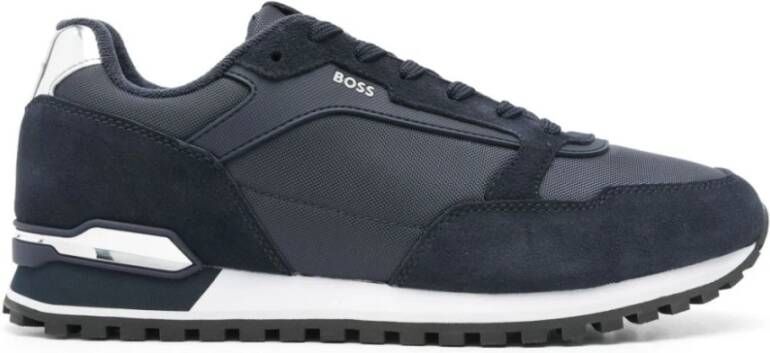 Hugo Boss Stijlvolle Parkour Sneakers Black Heren