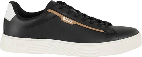 Hugo Boss Stijlvolle Rhys Tennisschoenen Black Heren