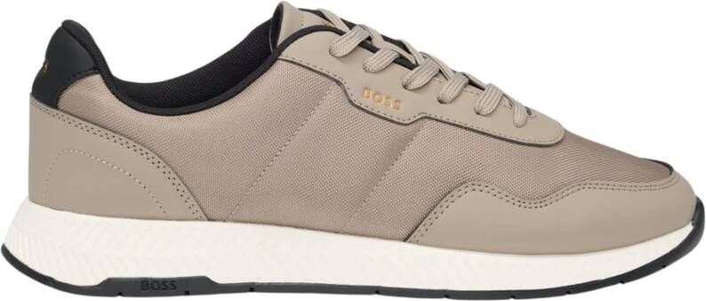 Hugo Boss Stijlvolle Schoenen voor Mannen Beige Heren