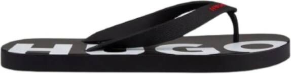 Hugo Boss Stijlvolle Slippers voor de Zomer Black