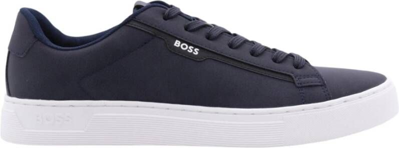 Hugo Boss Stijlvolle Sneaker Langestraat voor Mannen Blue Heren