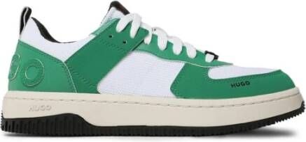 Hugo Boss Stijlvolle Sneakers voor Dagelijks Gebruik Green Dames