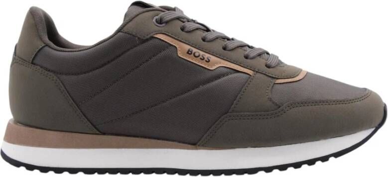 Hugo Boss Straat Sneaker Green Heren