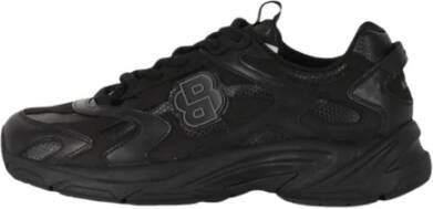 Hugo Boss Technische stoffen hardloopschoenen Black Heren