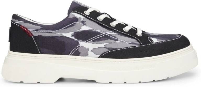 Hugo Boss Zwarte Sneaker Business Veterschoen Multicolor Heren