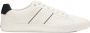 Hugo Boss Witte Leren Sneakers Rubber Zool Veters White Heren - Thumbnail 1