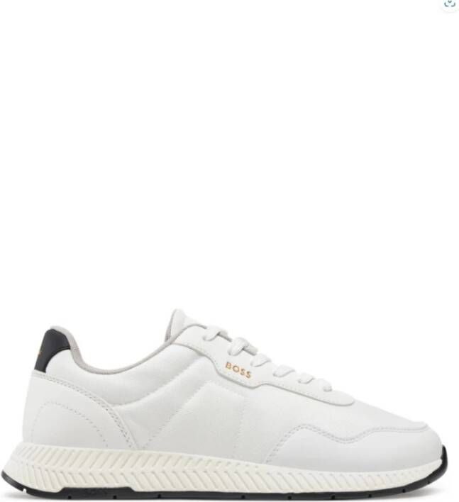 Hugo Boss Witte Sneakers met Notched Eva-zool White Heren