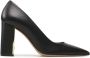 Hugo Boss Zwarte Leren Pumps Gemaakt in Italië Black Dames - Thumbnail 1