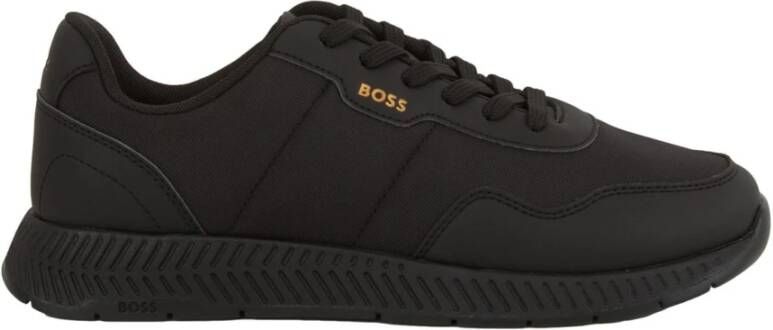 Hugo Boss Zwarte Sneaker Black Heren