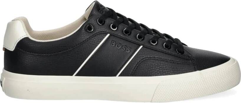 Hugo Boss Zwarte Sneaker Model 002 Black Heren