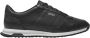 Hugo Boss Zwarte Sneakers Glad Materiaal Rubberen Zool Black Heren - Thumbnail 1