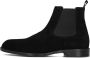 Hugo Boss Zwarte Suède Chelsea Boots Black Heren - Thumbnail 2