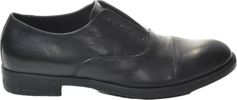 Hundred100 Zwarte Leren Oxford Schoenen Black Heren