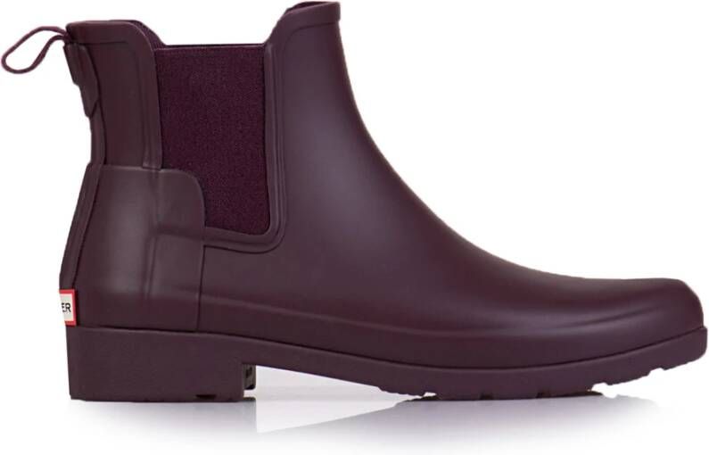 Hunter Chelsea Regenlaarzen Bordeaux Red Dames