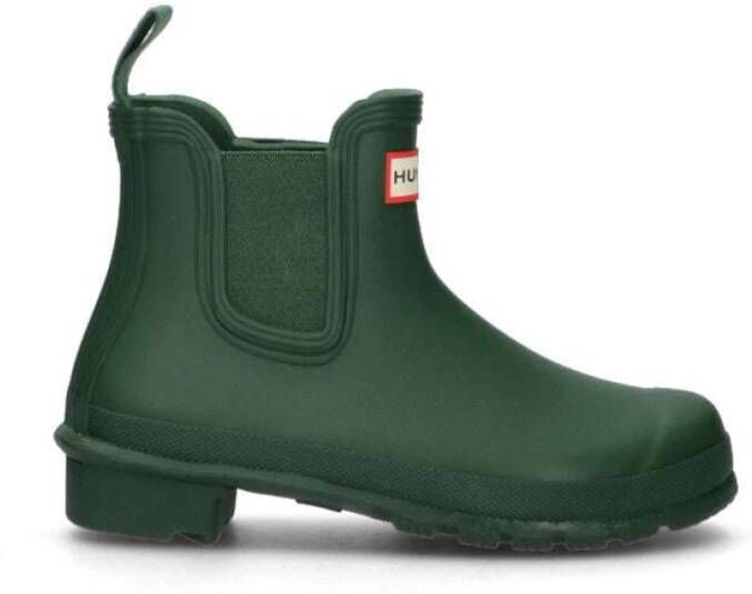 Hunter Boots Women's Original Chelsea Rubberlaarzen olijfgroen