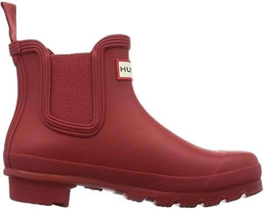 Hunter Boots Women's Original Chelsea Rubberlaarzen rood