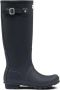 Hunter Boots Women's Original Tall Rubberlaarzen zwart blauw - Thumbnail 2