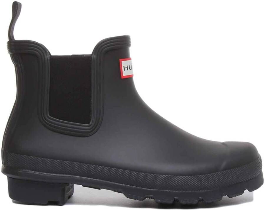 Hunter Originele Chelsea Boot in Zwart Black Dames